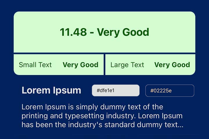 Contrast checker - color combination | Is tool Color Contrast Checker, Calculate the contrast ratio of text and background colors.